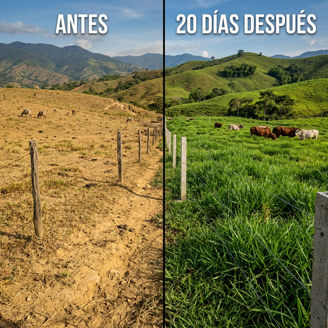 Recuperación de praderas — Hacienda Caja de Oro